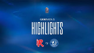 Highlights  UNAHOTELS Reggio Emilia  Germani Brescia  LBA 2425  Giornata 5 [upl. by Yruoc]