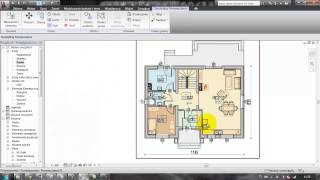 Revit Architecture  Lekcja 15  Powierzchnie pomieszczeń [upl. by Dunlavy]