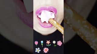 ASMR Crunchy Meringue Cookie Eating Sounds chewchewasmr575 [upl. by Neivad]