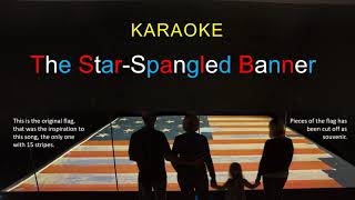 The StarSpangled banner  KARAOKE with text [upl. by Ellinej836]