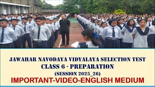 JAWAHAR NAVODAYA VIDYALAYA SELECTIONTEST CLASS 6 QUESTIONPAPER 2022 SOLUTION GANESHADODEMATHSCBSE [upl. by Olette]