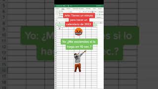 Como CREAR un CALENDARIO en Excel 2024 [upl. by Tezzil184]