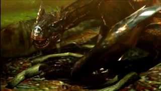 3DS Monster Hunter 4 Ultimate Frenzied Tigrex Intro [upl. by Paten]