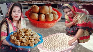 आलू के बड़ी कैसे बनायेhow to make potato badiCG vlogger mamtachhattisgarh recipeIndian cg [upl. by Ahtnamys]