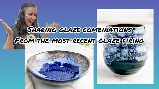 Sharing glaze combinations using amaco mayco spectrum and some glazes that I mix up [upl. by Boutis]