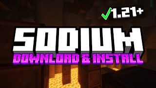 Sodium 1213  How To Download amp Install Sodium in Minecraft 1213 2024 [upl. by Rozanne]