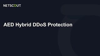 Demo Arbor Edge Defense HybridDDoS Protection [upl. by Dulcine133]