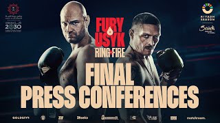 Tyson Fury vs Oleksandr Usyk Final Press Conference LIVE UNDISPUTED heavyweight crown RiyadhSeason [upl. by Karolina]