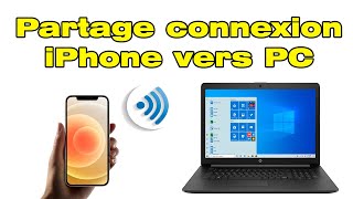 Comment faire un partage de connexion iPhone vers PC [upl. by Ssyla902]