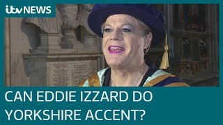 Eddie Izzard gets honorary doctorate at York Minster  ITV News [upl. by Atreb]