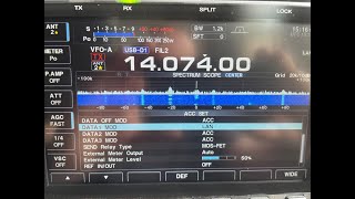 Icom IC7700 Setup Data Modes for FT8 using WSJTX and RSBA1 [upl. by Anohs443]