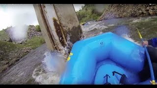 GoPro footage of Clear Creek River Rafting Accident on 6714 [upl. by Fritzie]