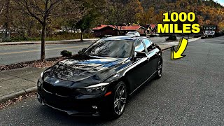 TAKING MY CATLESS BMW F30 ON A ROAD TRIP TO GATLINBURG  POV [upl. by Sandi]