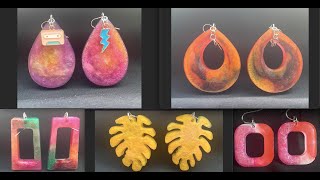 Epoxy Resin Earrings [upl. by Bum482]