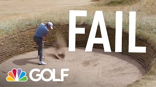 Top 5 fails The 147th Open final round  Golf Channel [upl. by Silera]