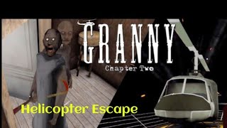 Granny Helicopter Escape in Hard Mode Day 1 Dark Lord Gaming [upl. by Solenne]