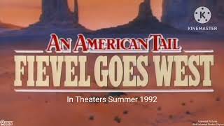 An American Tail Fievel Goes West Official Teaser Trailer 1992 [upl. by Noyahs]