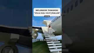 Infulencer Tiktok Menginap di Vila 50jt di Bali‼️ reaksibule buleriview shorts viralvideo [upl. by Ainahpets]