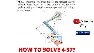 457 Rc Hibbeler Statics 12th  Hibbeler  Solutions Manual [upl. by Philips]