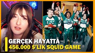 Pqueen  Gerçek Hayatta 456000 Squid Game MrBeast [upl. by Sami215]