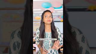 School teacher er birthday 😍 Shorts viral comedy [upl. by Efar273]