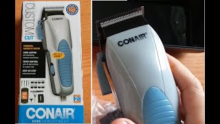 Unboxing the Conair Home Haircut Kit  Inexpensive and complete [upl. by Ailana]