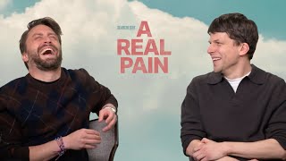 A REAL PAIN  Jesse Eisenberg and Kieran Culkin Reveal Hilarious Advice That Changed Their Careers [upl. by Redmond]