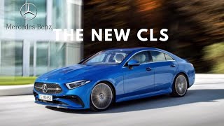 new mercedes cls 2022  exterior interior amp RELEASE DATE Spectral Blue metallic color [upl. by Alikahs]