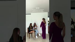 Puntuando vestidos para la boda de su prima 💐💖 fashiongoals viralvideo invitadaperfecta moda [upl. by Nisior]