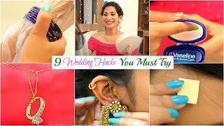 9 LIFE Saving WEDDING HACKS You MUST Try  BeautyHacks Fun Anaysa [upl. by Odilo611]