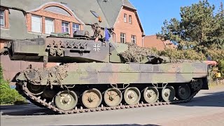 Heidesturm 2024 Leopard 2 rollen durch Hassel [upl. by Ragnar]