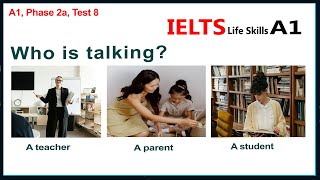 IELTS Life Skills A1 Listening practice Test 8 ► New 2024 [upl. by Aihpledalihp]