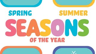 Season Name season name in English seasons songs for childrenpreschool [upl. by Schacker391]