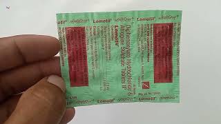 Lomotil Tablet  Diphenoxylate Hcl amp Atropine Sulphate Tablet ip uses  Lomotil Tablet Uses Dosage [upl. by Michelle849]