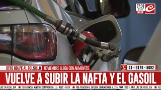 Vuelven a subir los combustibles ¿cuánto vas a pagar a partir del viernes [upl. by Shurlocke]