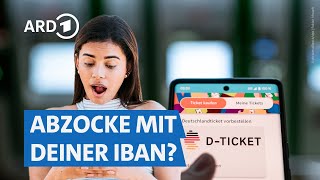 Betrug mit Deutschlandtickets Sicherheitsrisiko SEPALastschrift 😲💸  Marktcheck SWR [upl. by Swords]