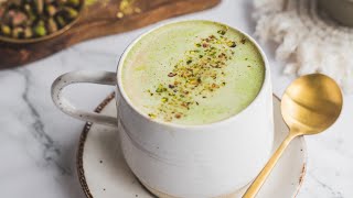 DIY Deluxe Pistachio Latte Recipe [upl. by Picardi]