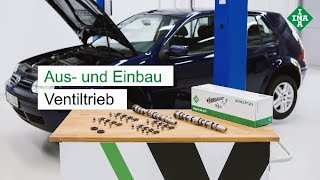 Aus und Einbau von Ventiltriebkomponenten mit Hilfe des INA Nockenwellen KITs [upl. by Hillinck]