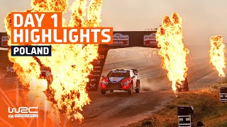 Day 1 Highlights  WRC ORLEN 80th Rally Poland 2024 [upl. by Rector789]