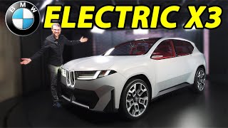 allnew electric BMW X3 REVEAL  2025 BMW iX3 first REVIEW [upl. by Akirdnahs]