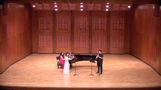 Milhaud Suite op157bfor ViolinClarinet amp Piano Cl정도현Vn백수정Pf백진경계원동문초청콘서트 [upl. by Akilegna]