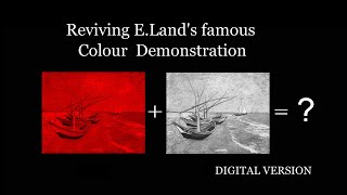 Twocolour projections  Edwin Lands experiment [upl. by Cerell]