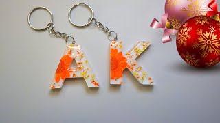 Resin keychain tutorial for Beginners  Epoxy resin keychains DIY Resin Art Artshabits [upl. by Valenza]