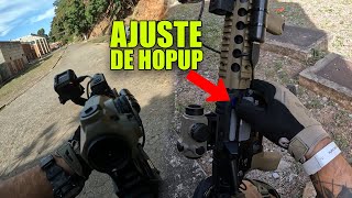 ENSINEI A REGULAR O HOPUP E TESTEI NO LOMBO DOS INIMIGOS Airsoft [upl. by Theone606]