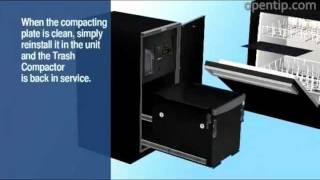 Broan Elite amp Broan Elite XE Trash Compactors  Easy to Clean from Opentipcom [upl. by Humo]