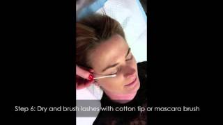 How to reverse or relax a lash lift or eyelash perm  straightening eyelashes treatment [upl. by Valdis]