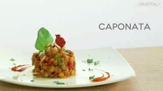 Ricetta Caponata crudista [upl. by Atsillac]