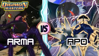 Battle of Variants Armageddemon vs Apocalymon  Digimon Masters Online [upl. by Ocsirf]