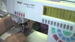 Start Sewing with Pfaff 7550  Part 2 [upl. by Kerri]