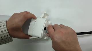 LED Vapor Tight Fixture Wiring Video [upl. by Juieta]